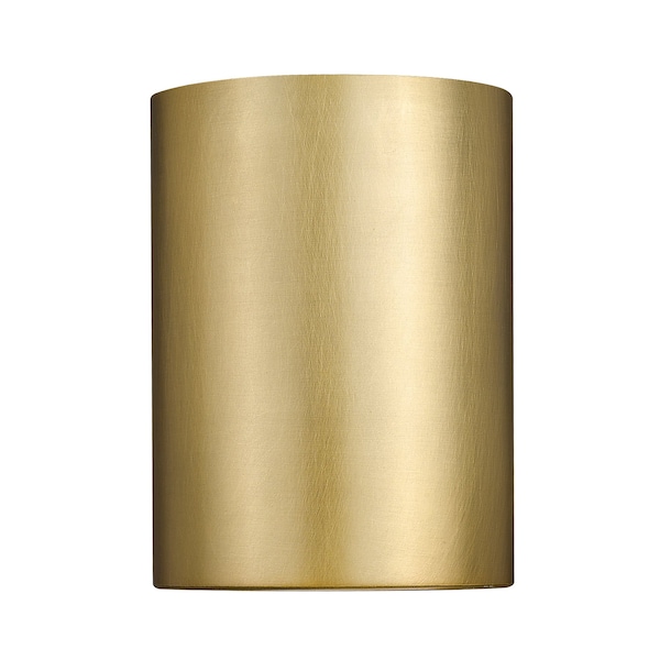 Harley 1 Light Flush Mount, Rubbed Brass & Rubbed Brass